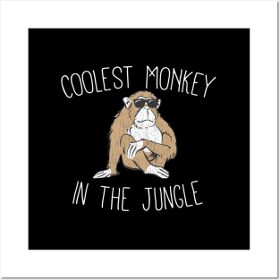 Theest Monkey In The Jungle Posters and Art